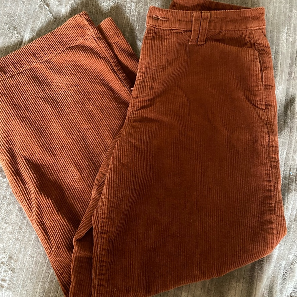 A.n.a orange corduroy jeans